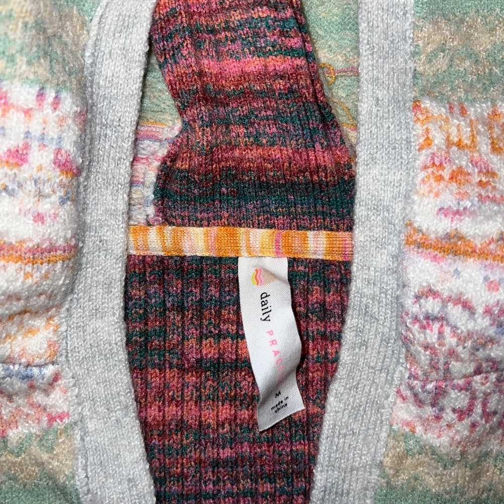 Daily Practice by Anthropologie Hooded Cropped Sweater NWT - Picture 3 of 12